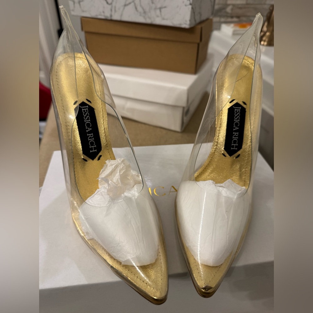 Jessica Gold Fancy Stilettos